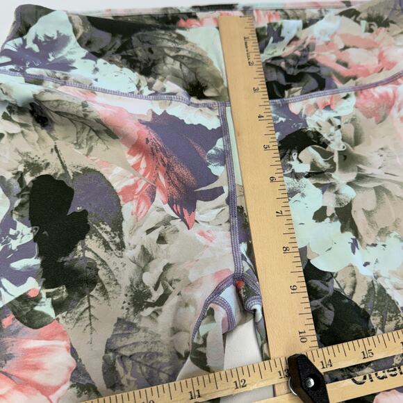 Fabletics Leggings Womens Small Pink Secret Garden‎ Floral Define PowerHold - Picture 7 of 8